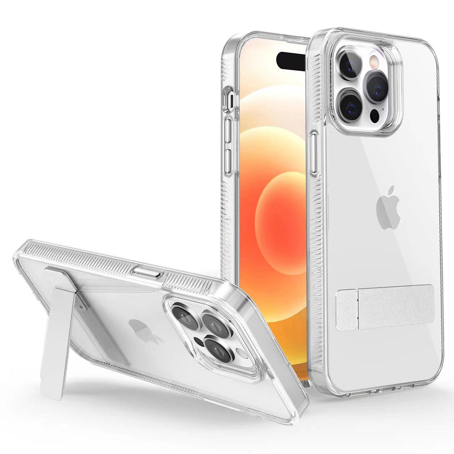 G Style For iPhone 14 Pro Max TPU Acrylic Phone Case Transparent Phone Cover with Kickstand G Style For iPhone 14 Pro Max TPU Acrylic Phone Case Transparent Phone Cover with Kickstand